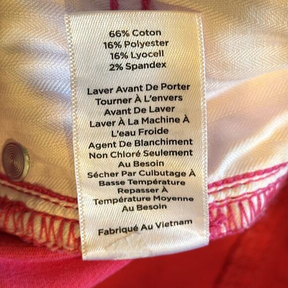 Talbots Flawless 5 Pocket Slim Ankle Pink Jeans Size 10 - Picture 9 of 9